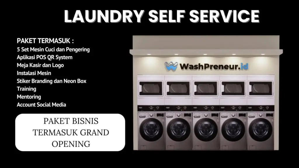 bisnis laundry, washpreuner, jual mesin laundry, mesin pengering, mesin cuci, paket bisnis laundry