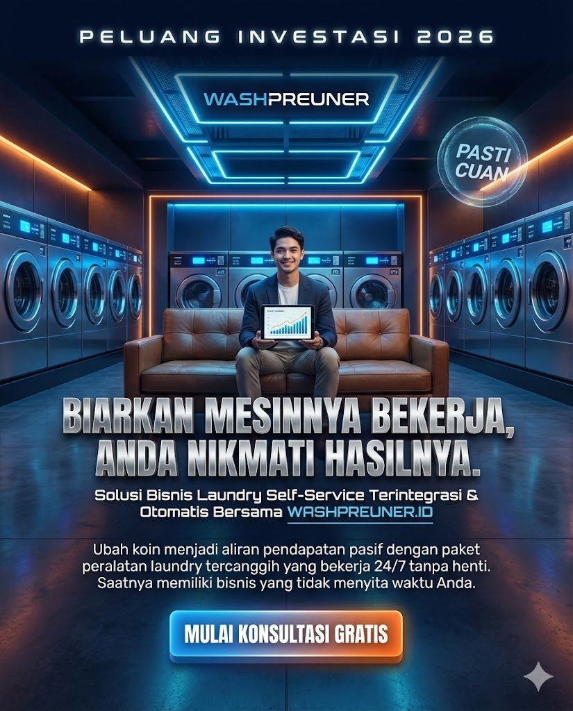 SELFservice, laundry , paket laundry